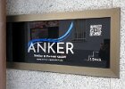 Acrylglasschild als Ersatz f�r alte Beschriftung