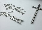 Den Name ist original die Schriftart des Verstorbenen.