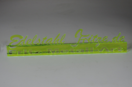 Pauschal Angebot Acrylglas Schriftzug farbig