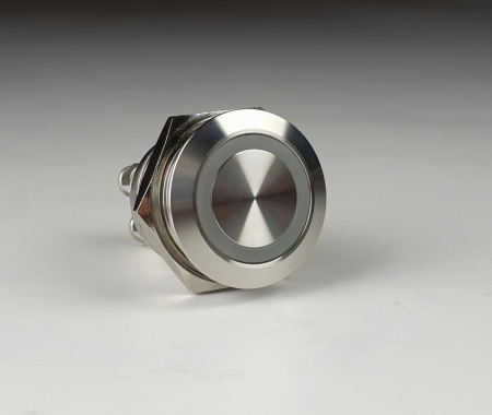 Edelstahl Klingeltaster mit LED Ringbeleuchtung