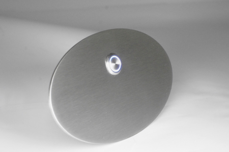 Edelstahl Taster mit LED Ringbeleuchtung Vandalismusgeschtzter