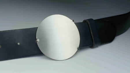 Edelstahl Grtelschnalle Basic rund