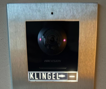 Klingel Namen Einlegeschild passend fr HIKVISION, ABUS Taster