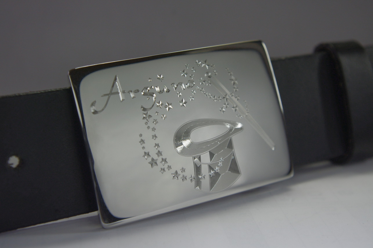 GROBTE Personalisierte Gürtelschnalle - Edelstahl Gürtelschnalle Mit Individuellem Namen