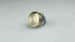 Rundkopf-Taster Messing geschliffen