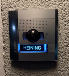 Klingel Namen Einlegeschild passend fr Bticino Taster