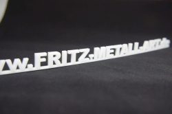 Pauschal Angebot transparenter Acrylglas Schriftzug